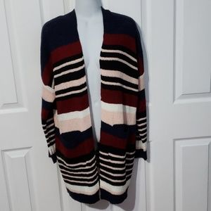 Dreamers womens duster sweater cardigan New Large
